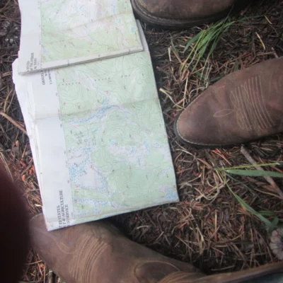 Route planning on a NOLS Horse packing course.