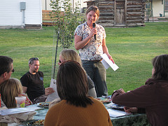 Karly Copeland, NOLS Sustainability Coordinator, speaks about 'ways for families to go green.'