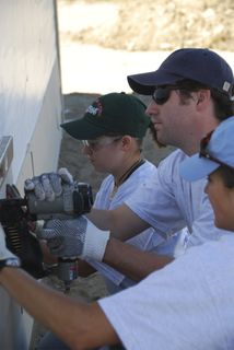 Christi, Bam-Bam, and Jen - teamwork!