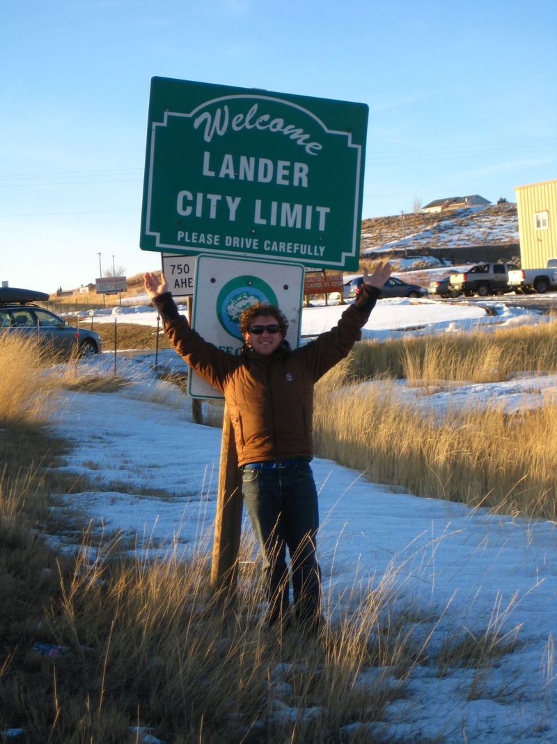 Paul Ronto lands in Lander!