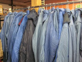 NOLS Rocky Mountain is ready to issue students Dacron jackets to keep them warm in the harsh winter environments! 