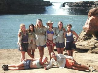 Ladies at the falls