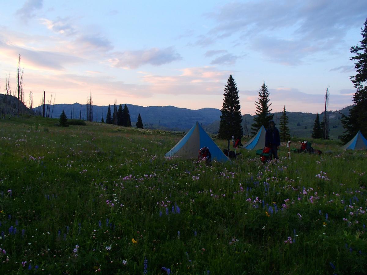 Sunset in the Mountains