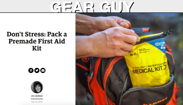 Ultralight waterproof first aid kit made by Adventure Medical Kits Ultralight waterproof first aid kit made by Adventure Medical Kits