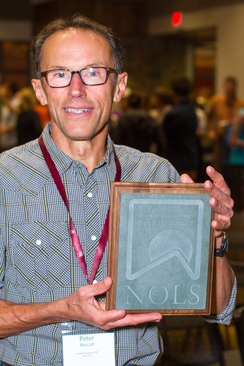 NOLS Presents Alumni Achievement Award to Metcalf