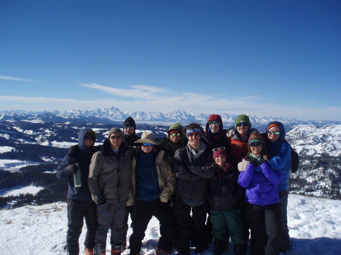 Bailey Barnes and her semester group Bailey Barnes and her semester group