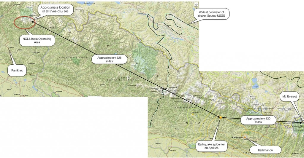 NOLS Students Unaffected by April 25, 2015 Earthquake