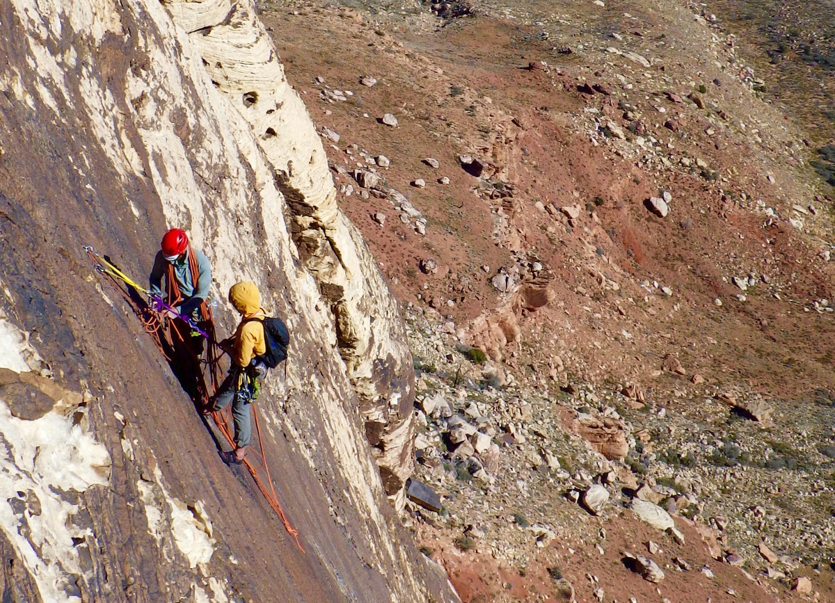 Climbing Birdland in Red Rocks