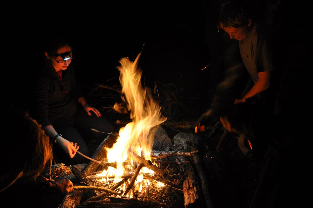 Carefully Enjoying a Fire