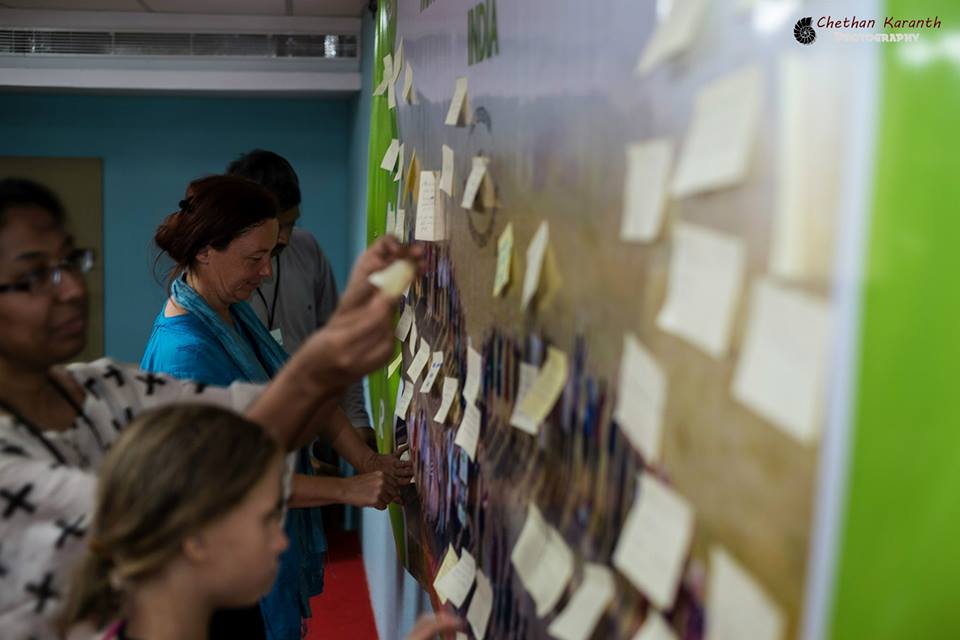 Writing our intentions for the week