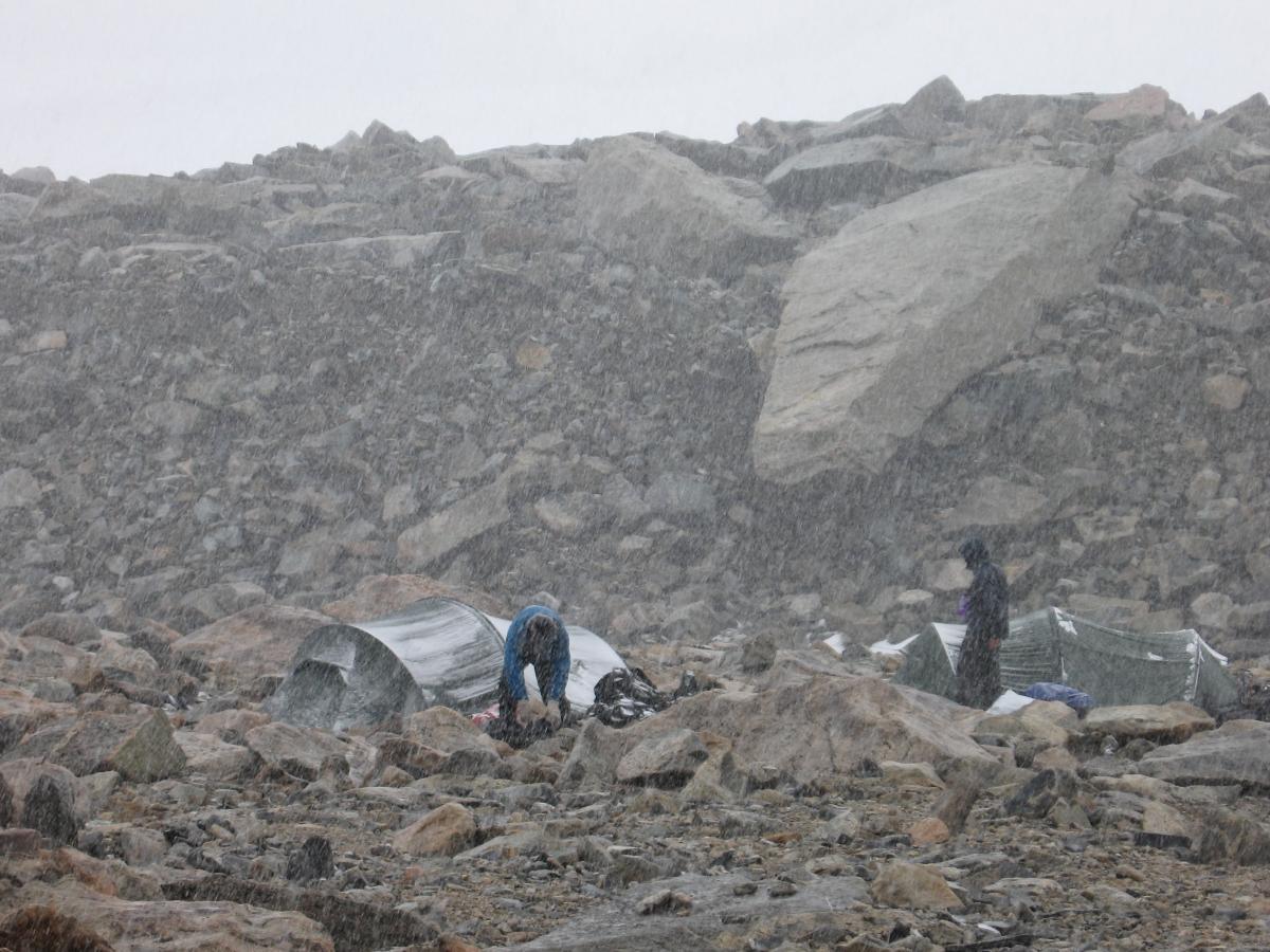 Snowstorm on a Semester in the Rockies